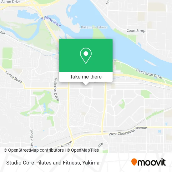Studio Core Pilates and Fitness map