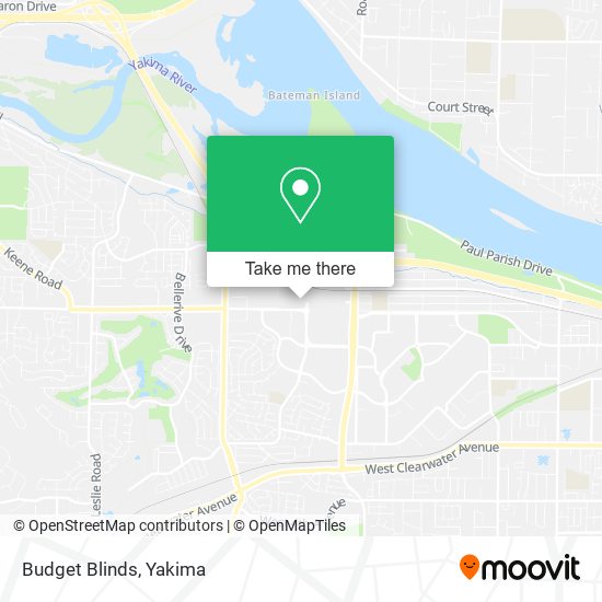 Mapa de Budget Blinds