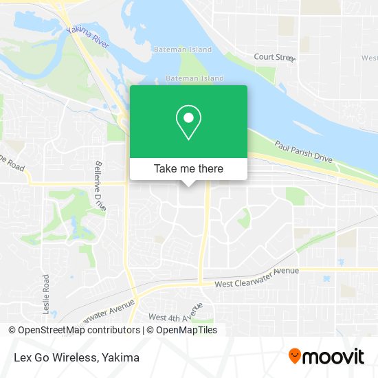 Lex Go Wireless map