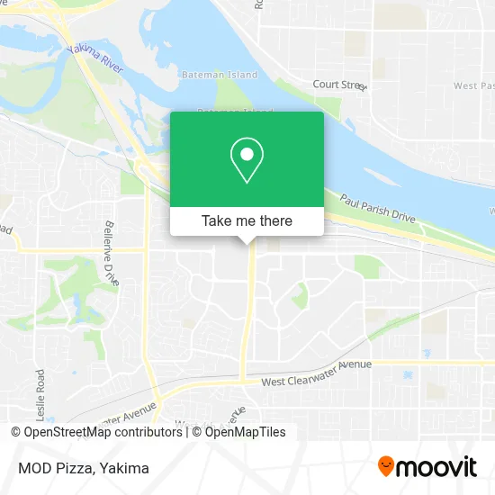 MOD Pizza map
