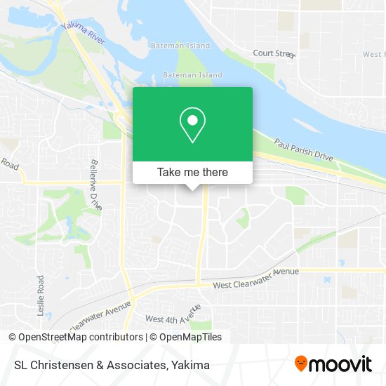 SL Christensen & Associates map