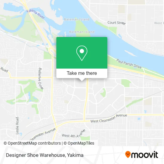Designer Shoe Warehouse map
