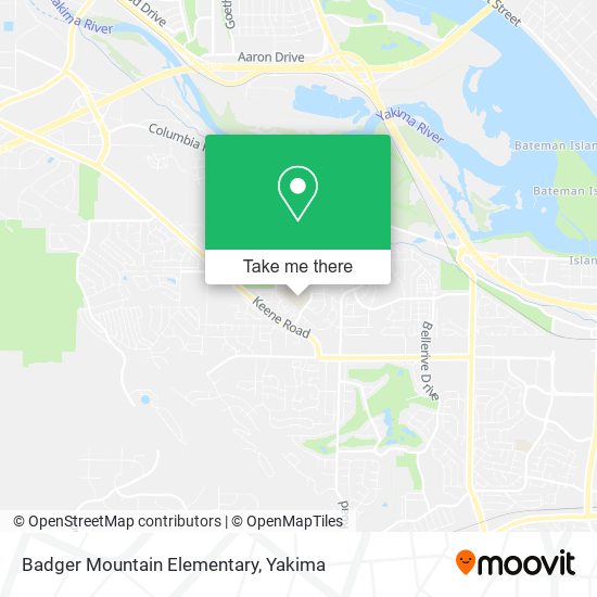 Badger Mountain Elementary map