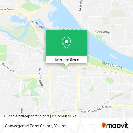 Convergence Zone Cellars map