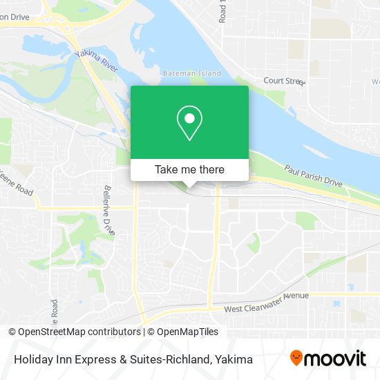 Holiday Inn Express & Suites-Richland map