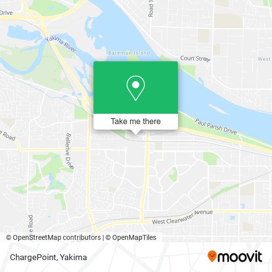 Mapa de ChargePoint