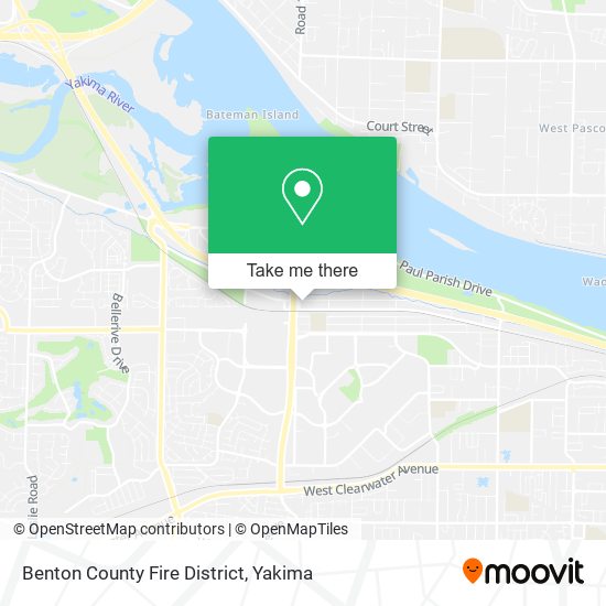 Mapa de Benton County Fire District