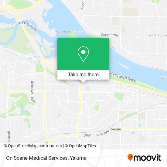 On Scene Medical Services map
