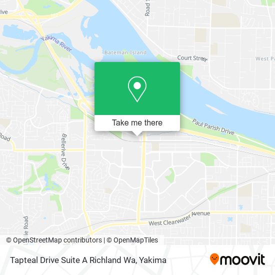 Tapteal Drive Suite A Richland Wa map