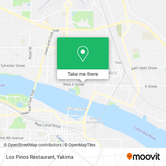 Los Pinos Restaurant map