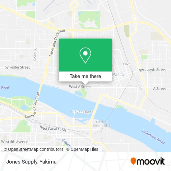 Mapa de Jones Supply