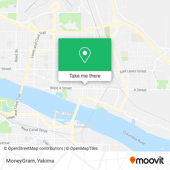 Mapa de MoneyGram