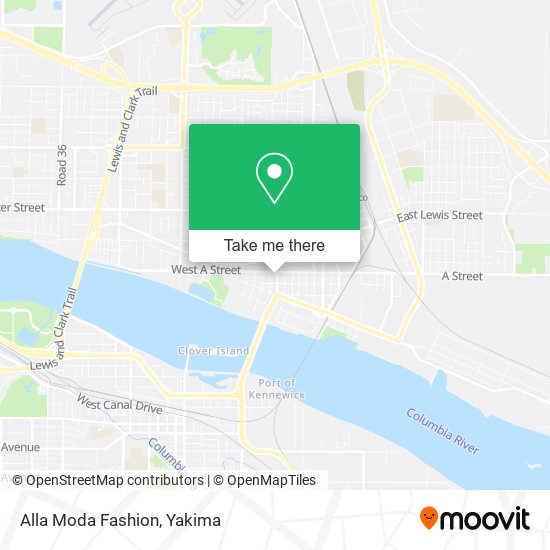 Alla Moda Fashion map