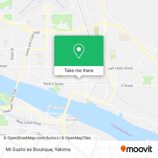 Mapa de Mi Gusto es Boutique