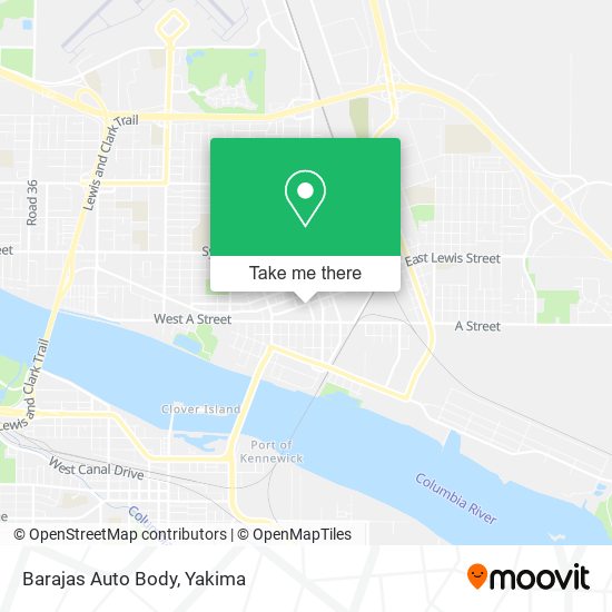 Barajas Auto Body map