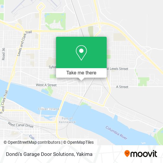 Mapa de Dondi's Garage Door Solutions