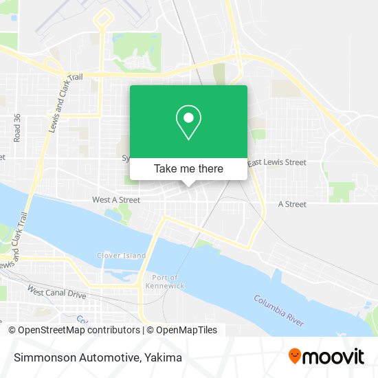 Simmonson Automotive map