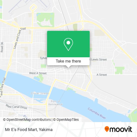 Mapa de Mr E's Food Mart