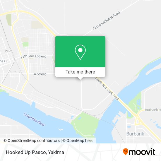 Mapa de Hooked Up Pasco