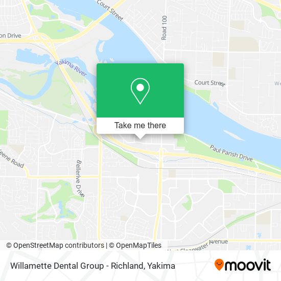 Willamette Dental Group - Richland map