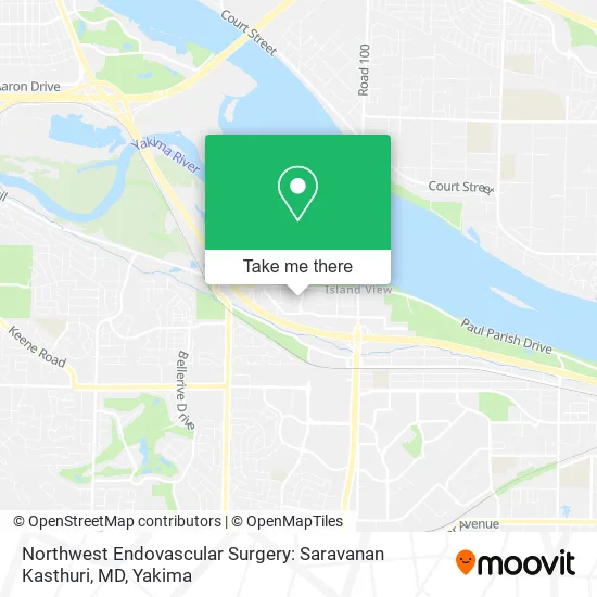 Northwest Endovascular Surgery: Saravanan Kasthuri, MD map