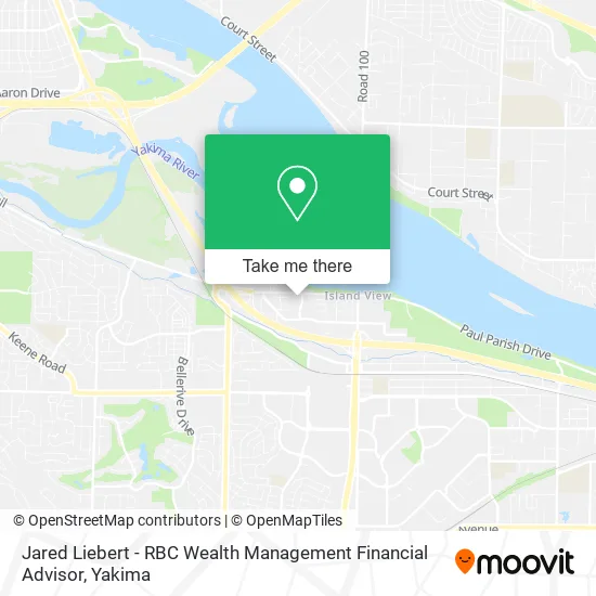 Mapa de Jared Liebert - RBC Wealth Management Financial Advisor
