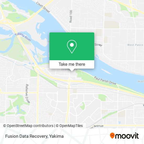 Mapa de Fusion Data Recovery