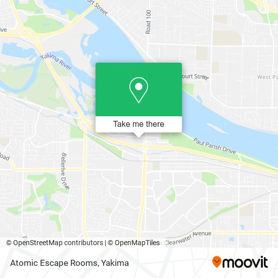 Mapa de Atomic Escape Rooms