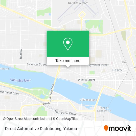 Mapa de Direct Automotive Distributing