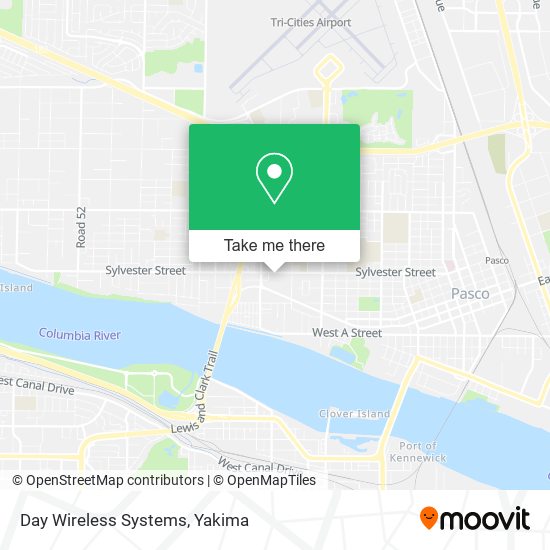 Mapa de Day Wireless Systems