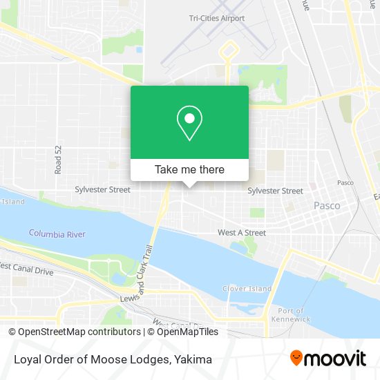 Loyal Order of Moose Lodges map