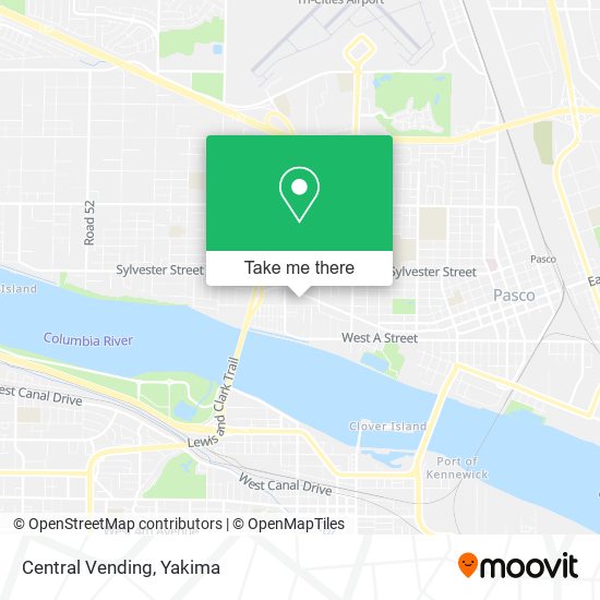Mapa de Central Vending