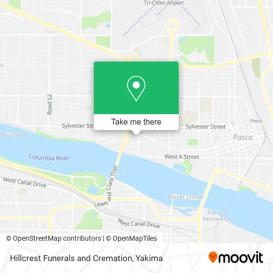 Hillcrest Funerals and Cremation map