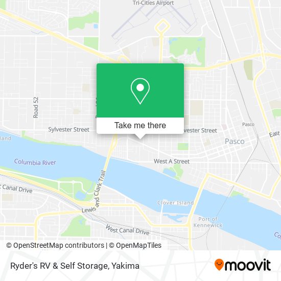 Mapa de Ryder's RV & Self Storage