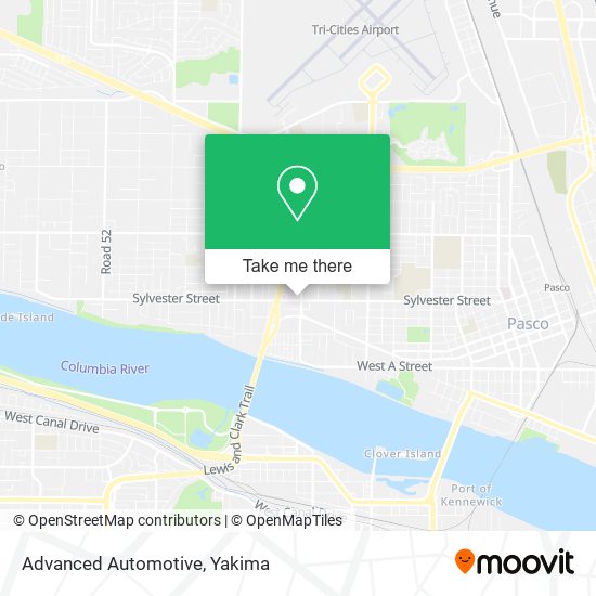 Mapa de Advanced Automotive