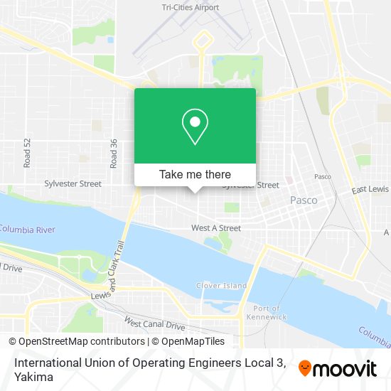 International Union of Operating Engineers Local 3 map