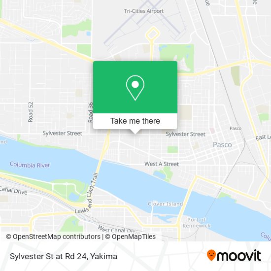 Sylvester St at Rd 24 map