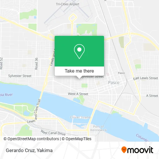Gerardo Cruz map