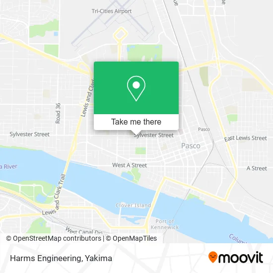 Harms Engineering map