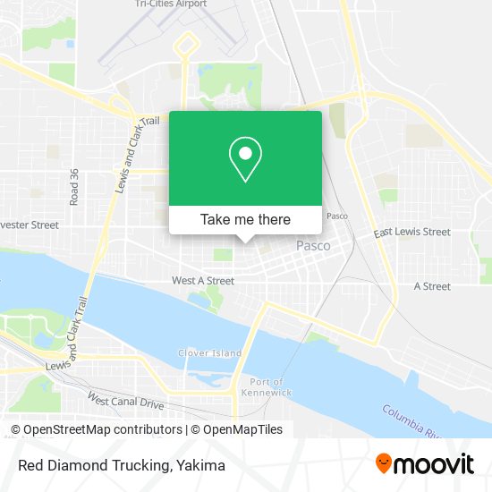 Red Diamond Trucking map