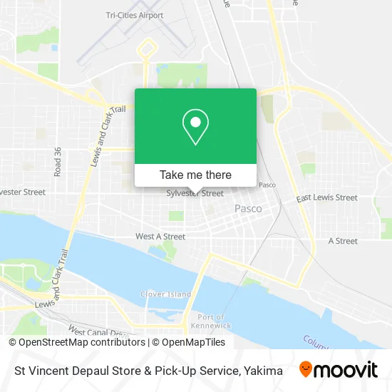 Mapa de St Vincent Depaul Store & Pick-Up Service