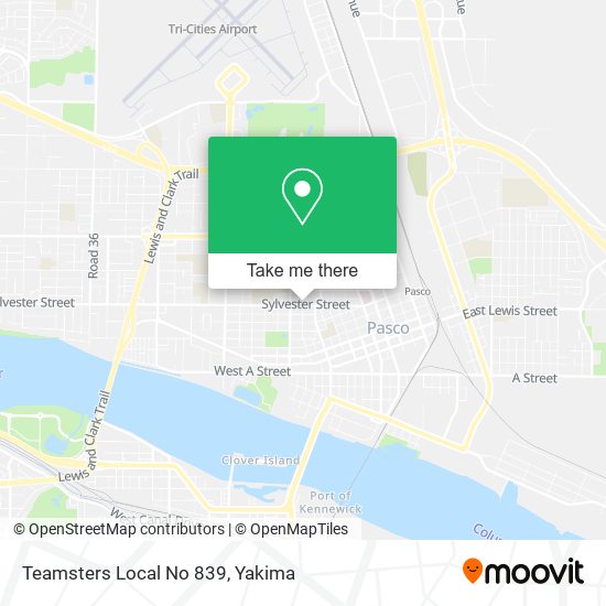Teamsters Local No 839 map