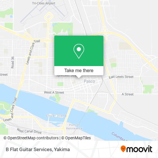 B Flat Guitar Services map