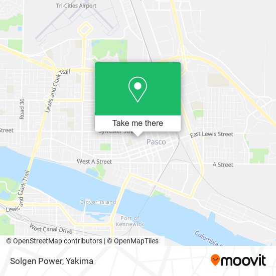 Mapa de Solgen Power