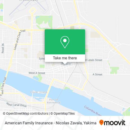 American Family Insurance - Nicolas Zavala map