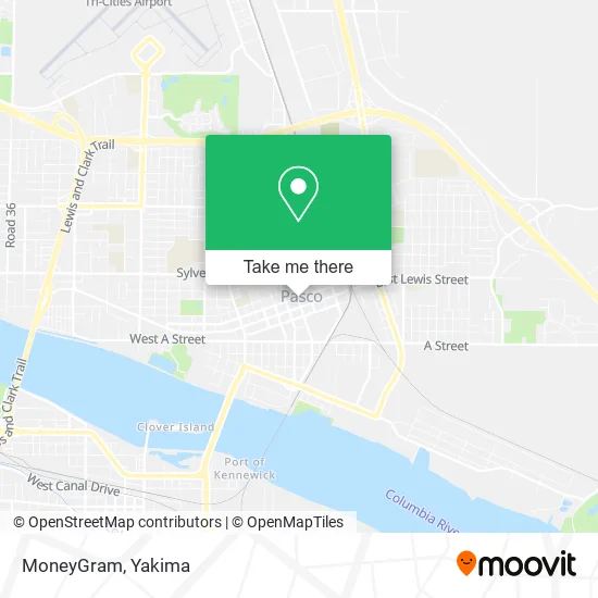 MoneyGram map