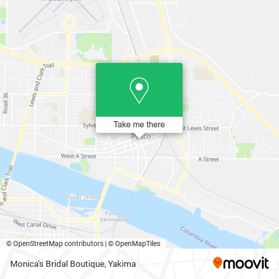 Monica's Bridal Boutique map