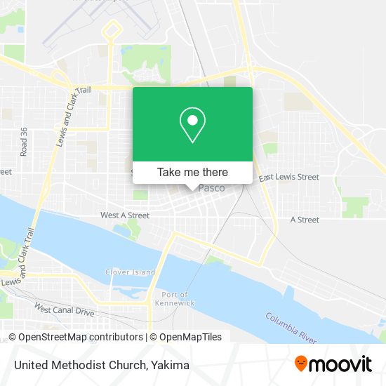 Mapa de United Methodist Church