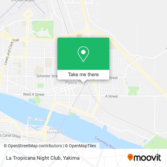 Mapa de La Tropicana Night Club