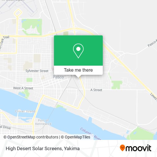 High Desert Solar Screens map